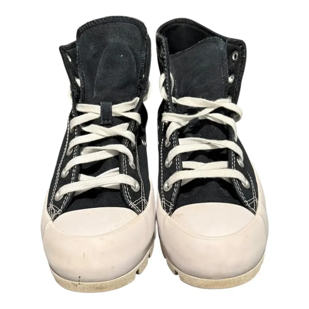 Converse Run Star Hike Platform High Top Black White Lug Sole Sneakers Women’s 8 - Picture 4 of 9